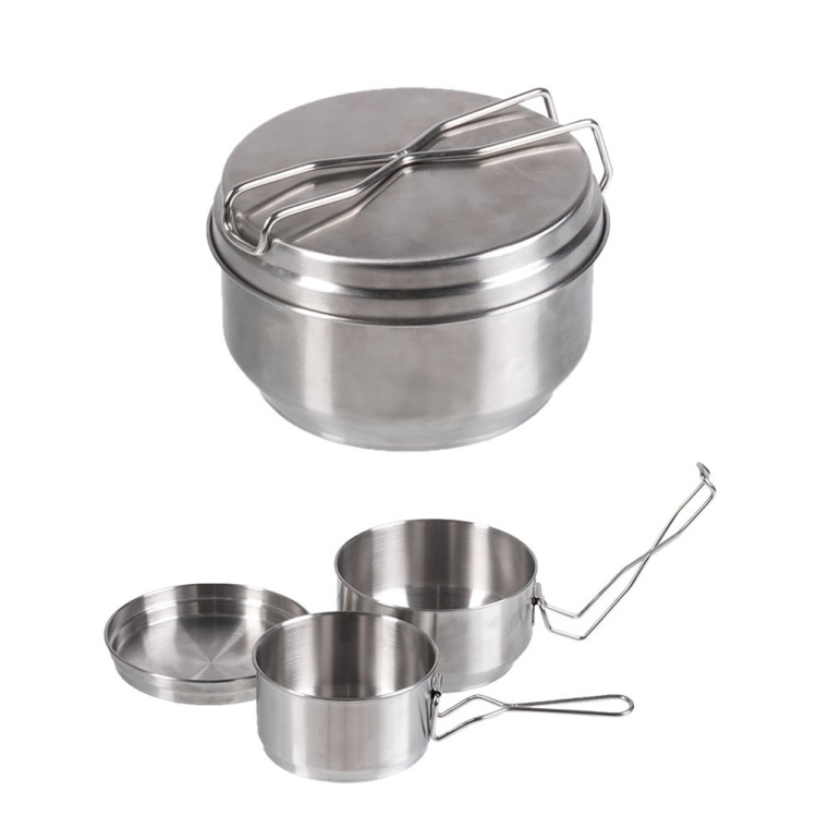Set de trois pièces en acier inoxydable, Mil-Tec