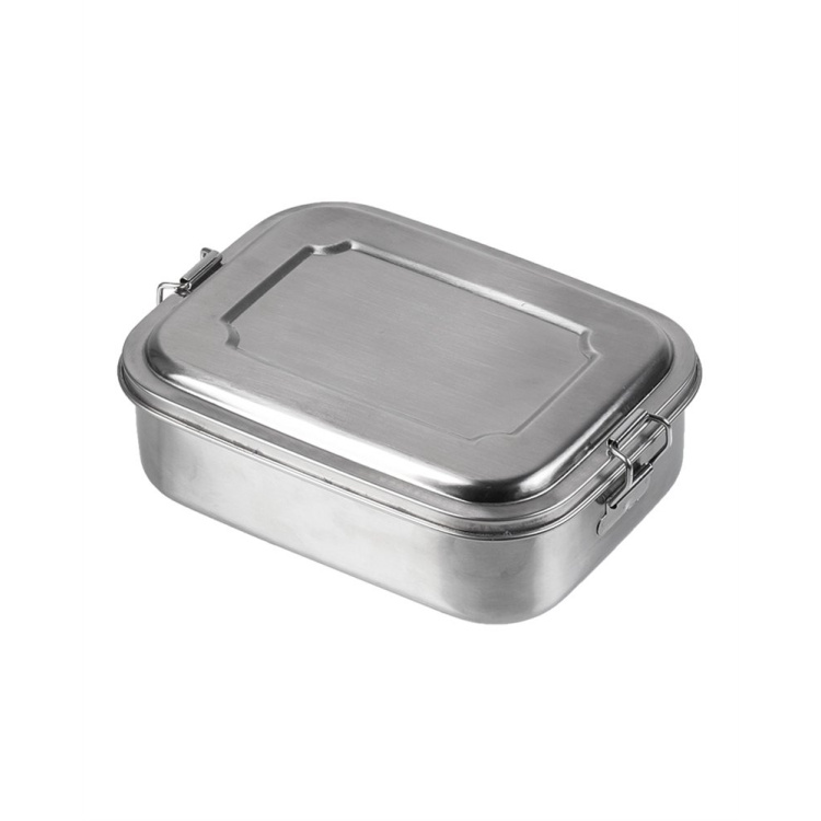 La boîte à manger en acier inox, 18 x 14 x 6,5 cm, Mil-Tec