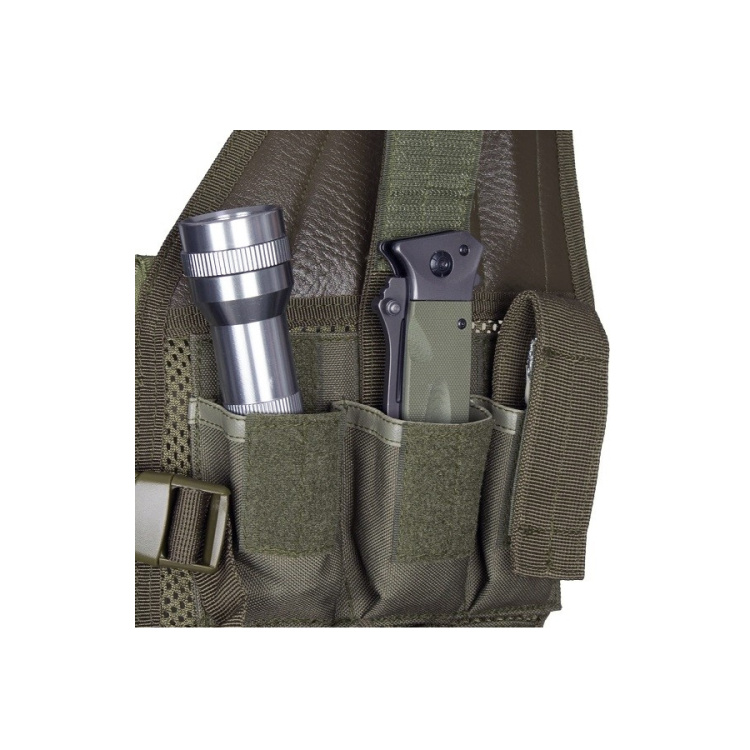 Gilet USMC Combat avec ceinture, olive, Mil-Tec