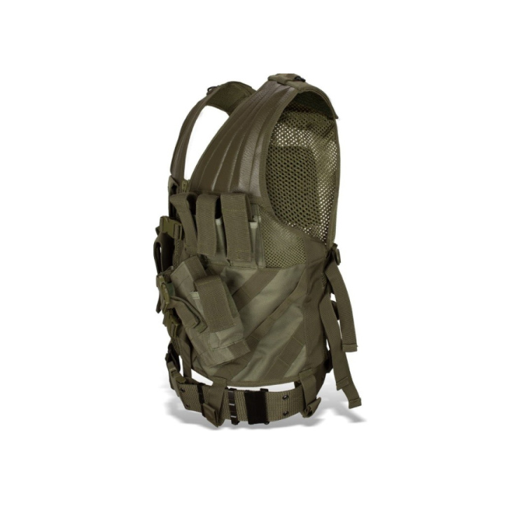 Gilet USMC Combat avec ceinture, olive, Mil-Tec