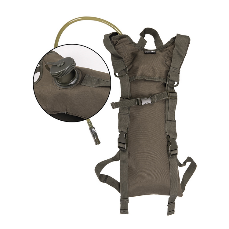 Sac d’hydratation, avec sangles, 3 L, Mil-Tec
