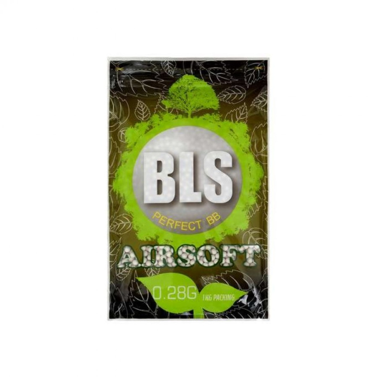 Billes d’airsoft Bio 6mm BLS 0,28g, 3570 pcs, 1kg