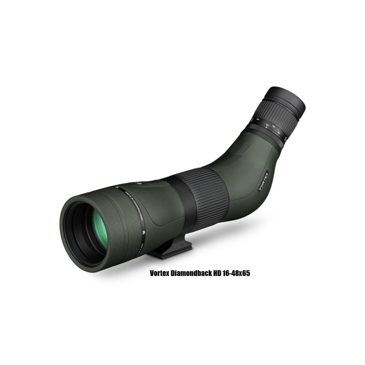 Télescopique d'observation angulaire Diamondback HD, 16-48x65 et 20-60x85, Vortex