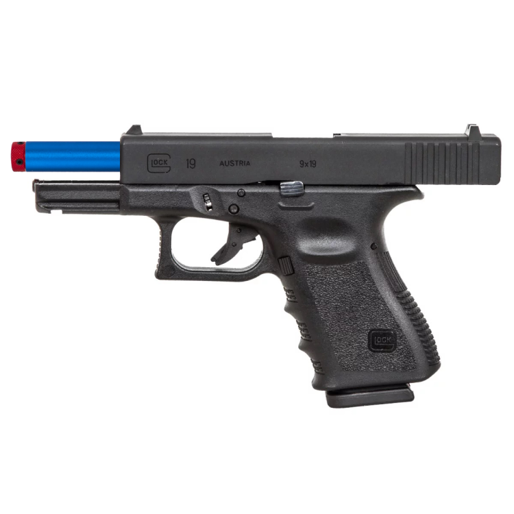 Pistolet d'entraînement Umarex G19 avec recul, laser IR, gaz vert, Laser Ammo