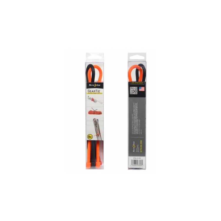 Ensemble de fils d'attache Gear Tie Multi Box de Nite Ize, 8 pièces