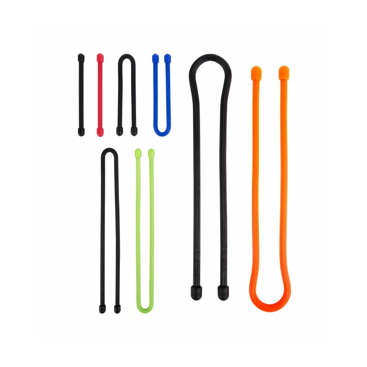 Ensemble de fils d'attache Gear Tie Multi Box de Nite Ize, 8 pièces