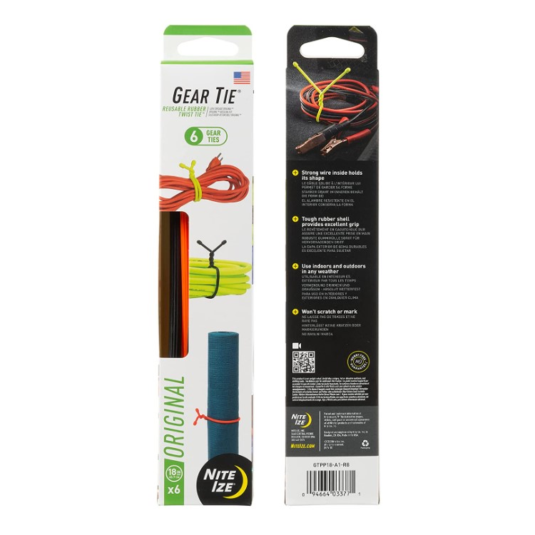 Fil d'attache Gear Tie ProPack, Nite Ize