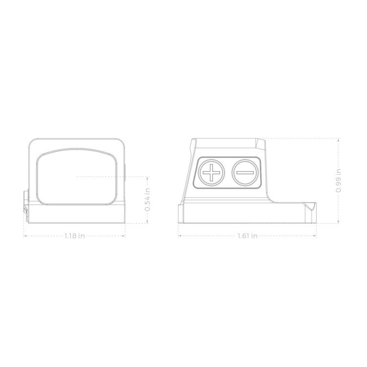 Micro collimateur fermé pour pistolet EPS, 2 MOA, Holosun