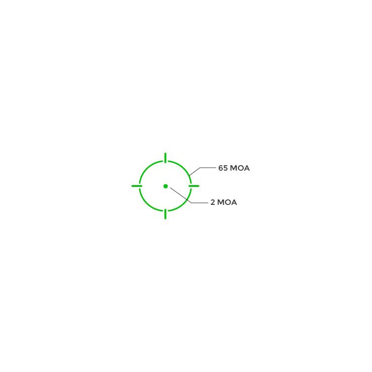 Viseur point rouge ouvert HE510C Elite, Holosun, Point vert