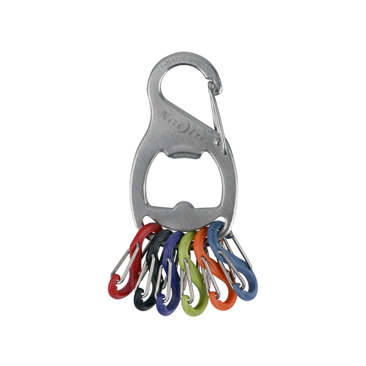Porte-clés avec mousqueton Keyrack + S-biner, Nite Ize