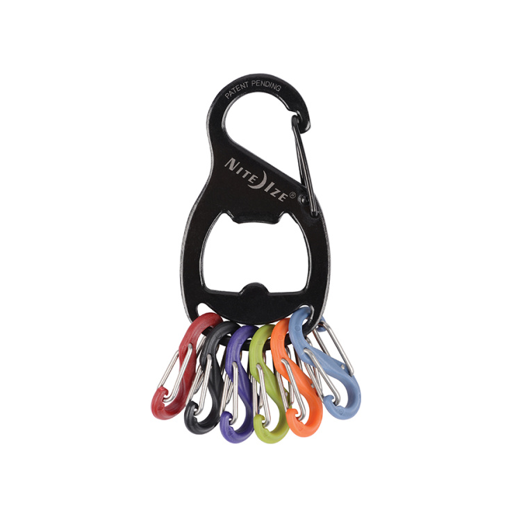 Porte-clés avec mousqueton Keyrack + S-biner, Nite Ize