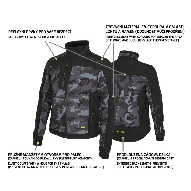 Veste Softshell Camos, Promacher