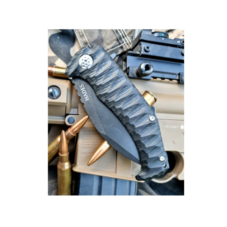 Canif Hades, Dachs Knives, noir