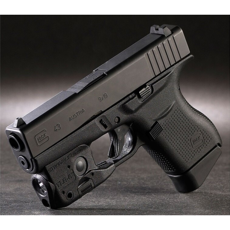 Lampe de poche pour pistolets TLR-6, Streamlight, pour Glock 43X/48, 100 lm