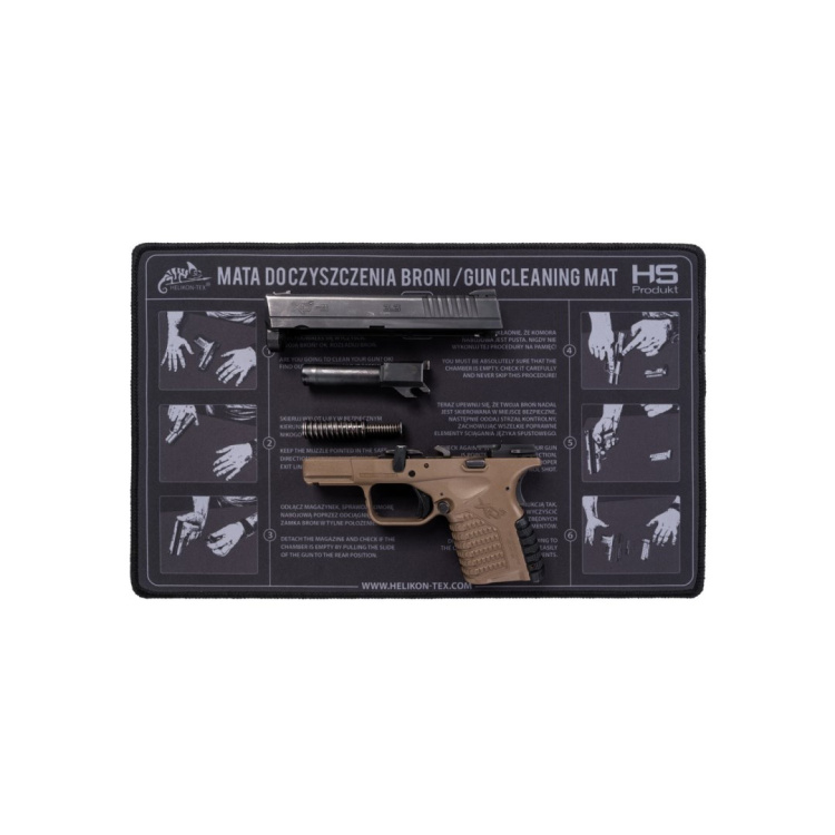 Tapis de nettoyage pour armes, Helikon, Noir
