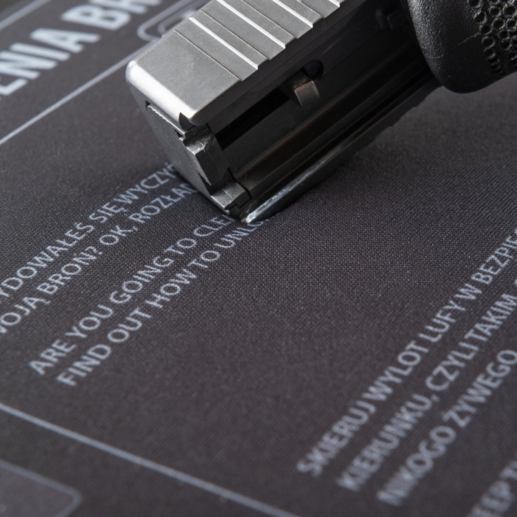 Tapis de nettoyage pour armes, Helikon, Noir
