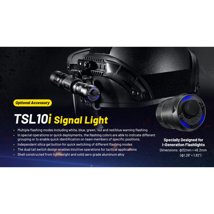 Lampe de poche tactique P23i Luminus SFT-70 LED, Nitecore, 3000 lm