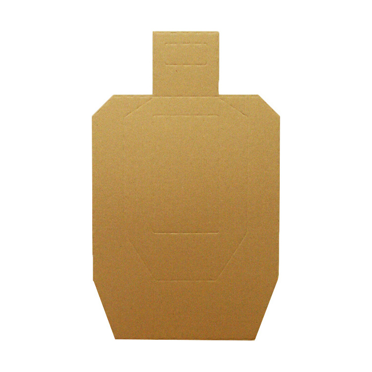 Cible de tir IDPA, 4SHOOTERS, marron, 50 pcs