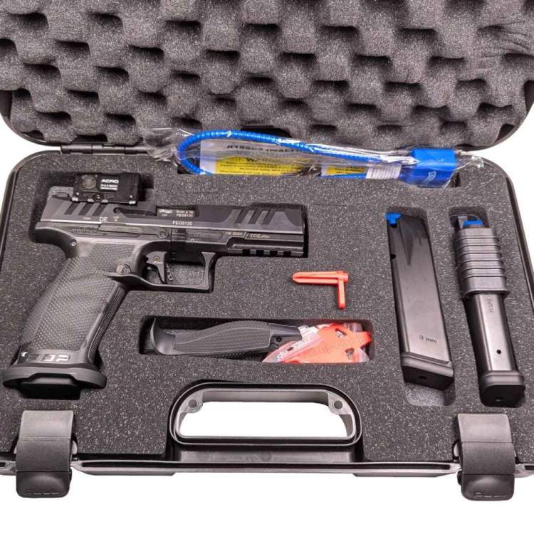 Pistole Walther PDP FS, Professional ACRO, 4,5", 9 mm Luger, kolimátor Aimpoint Acro P2