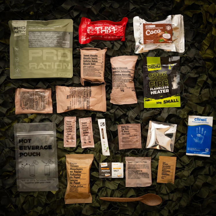Ration Tactique Ultimate Menu, Demi-Journée, PRO-RATION - Half Day Menu 2