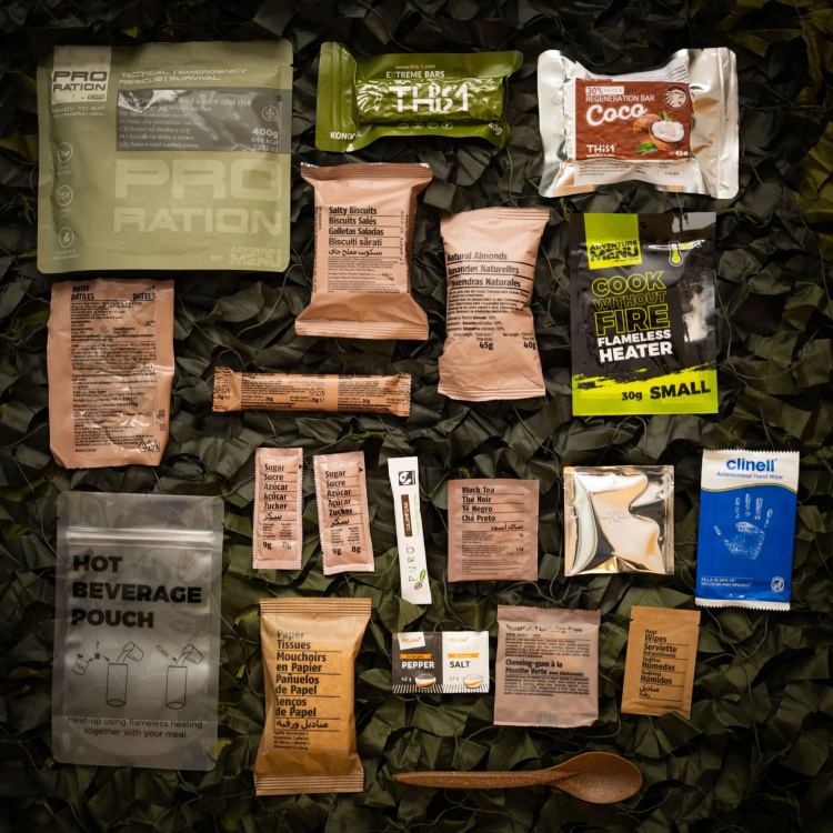 Ration Tactique Ultimate Menu, Demi-Journée, PRO-RATION - Half Day Menu 3