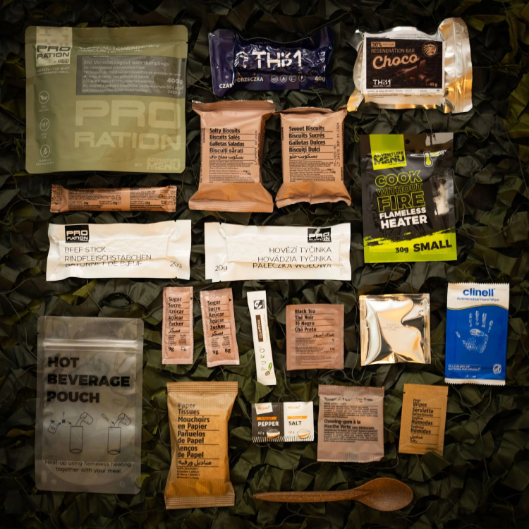 Ration Tactique Ultimate Menu, Demi-Journée, PRO-RATION - Half Day Menu 4