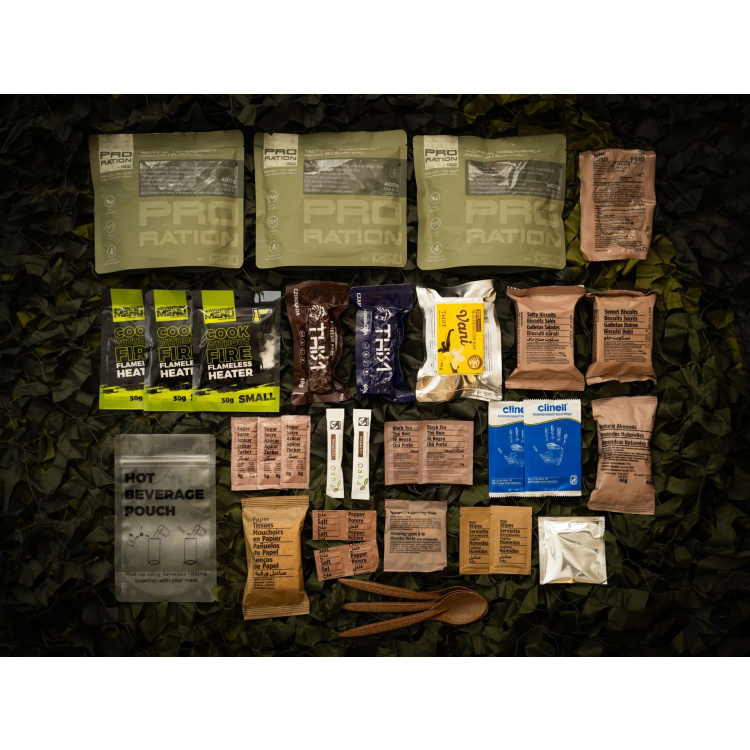 Ration Tactique Ultimate Menu, Full Day, PRO-RATION - Full Day Menu 1