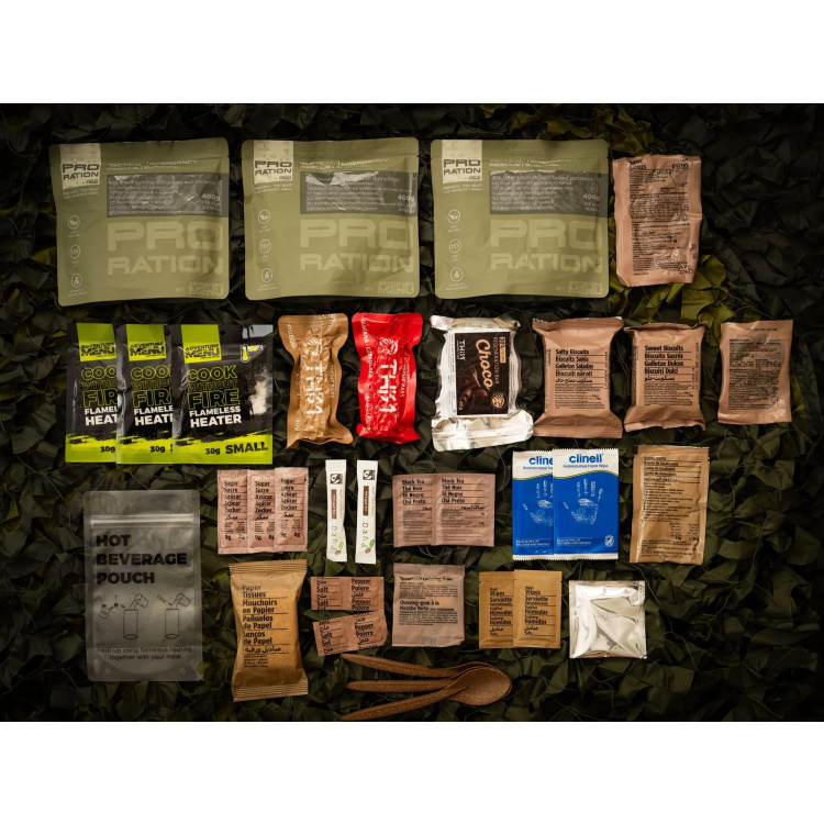 Ration Tactique Ultimate Menu, Full Day, PRO-RATION - Full Day Menu 2