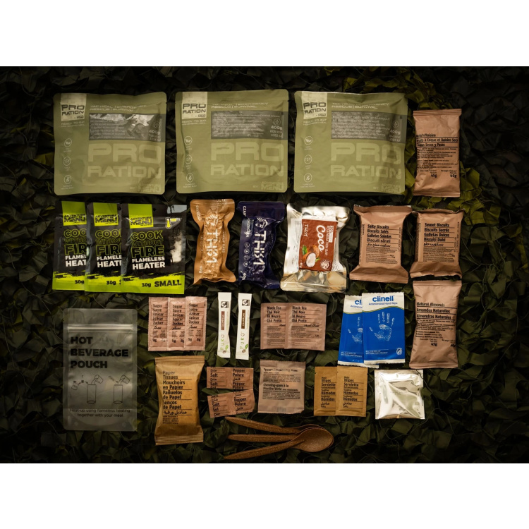 Ration Tactique Ultimate Menu, Full Day, PRO-RATION - Full Day Menu 3