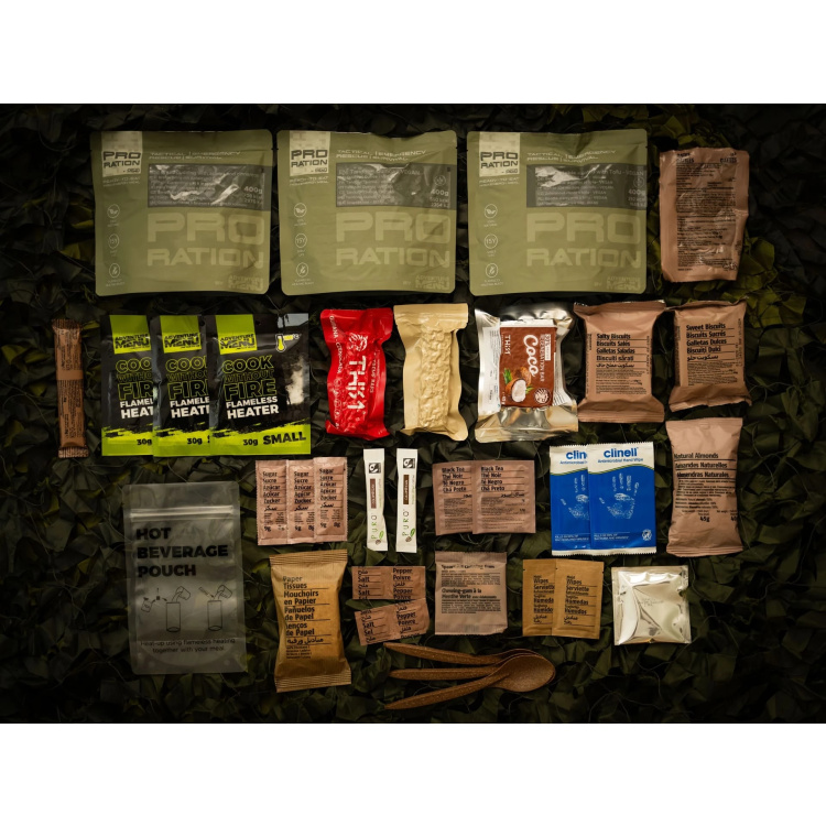 Ration Tactique Ultimate Menu, Full Day, PRO-RATION - Full Day Menu Vege