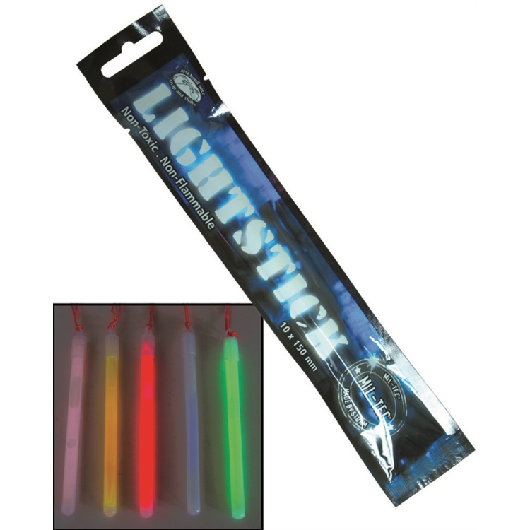 Bâton lumineux Lightstick fin, 1 x 15 cm, 8-12 h, bleu, Mil-Tec