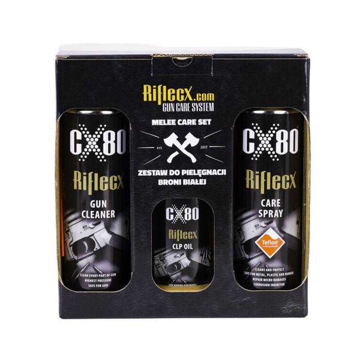 Kit d'entretien de couteaux et d'outils Melee Set, Riflecx