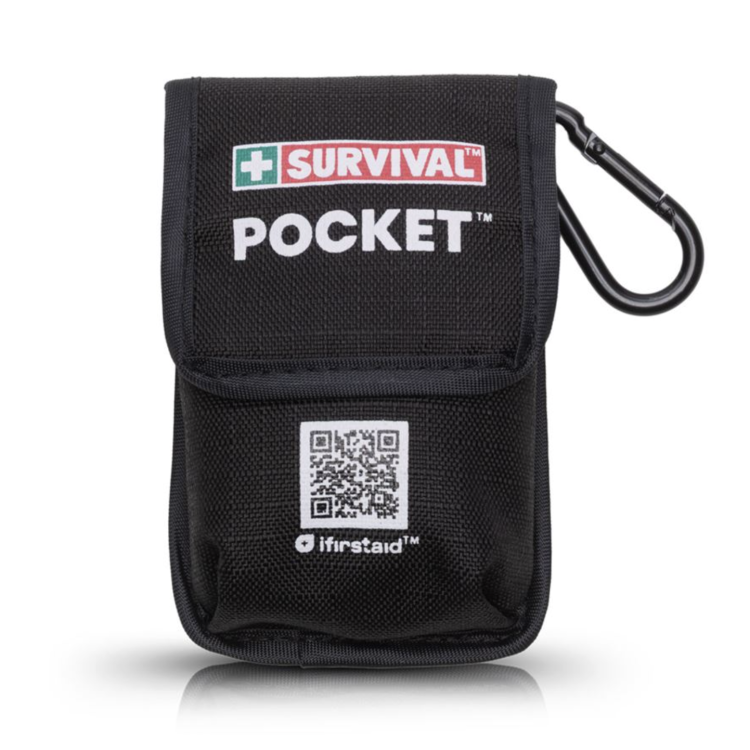Trousse de premiers secours compacte pour la réanimation cardio-respiratoire (RCR First Aid Kit Pocket CPR, Survival