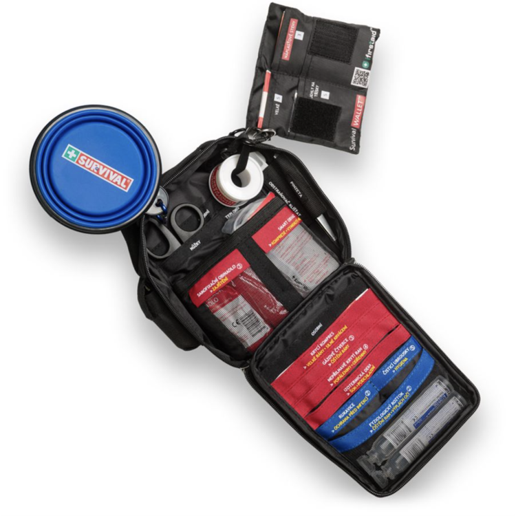 First Aid Kit Pet pour voyager avec un chien, Survival