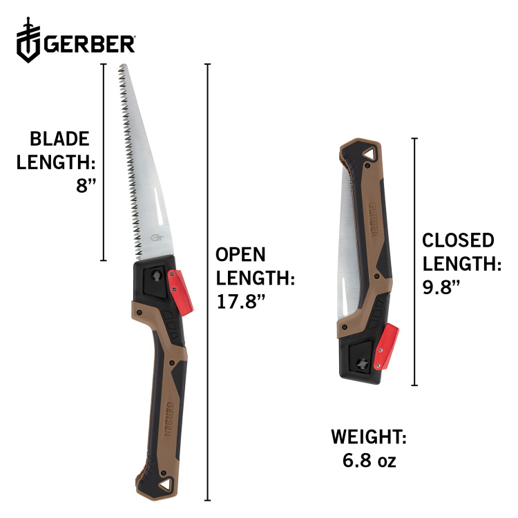 Scie pliante Bushcraft Saw, Gerber