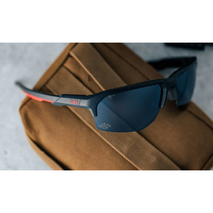 Lunettes balistiques WX JAKL, Wiley X®, Noires/Rouges, Captivate™ Black Mirror, American Sniper Signature Series
