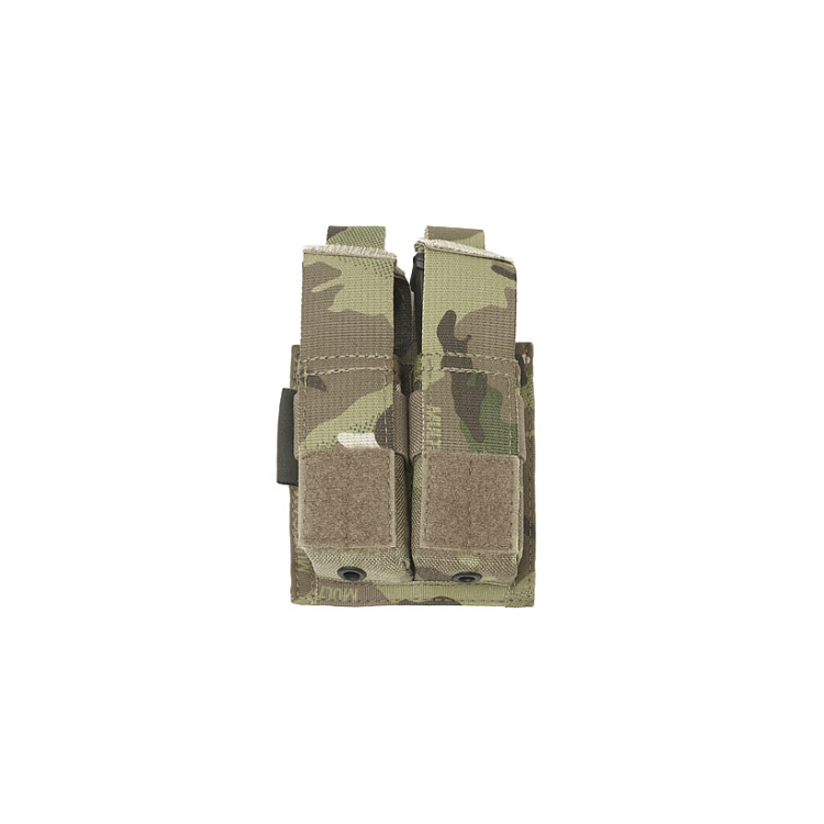 Porte chargeur double DA pour 2 chargeurs au pistolet, fermeture velcro, Warrior