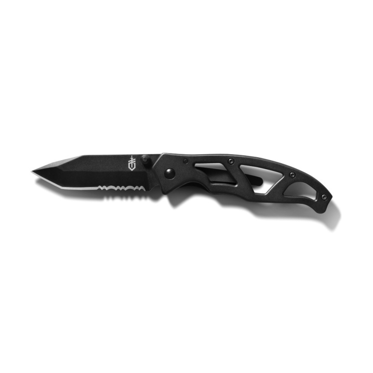 Couteau pliant Gerber Paraframe Tanto, tranchant semi-dentelé