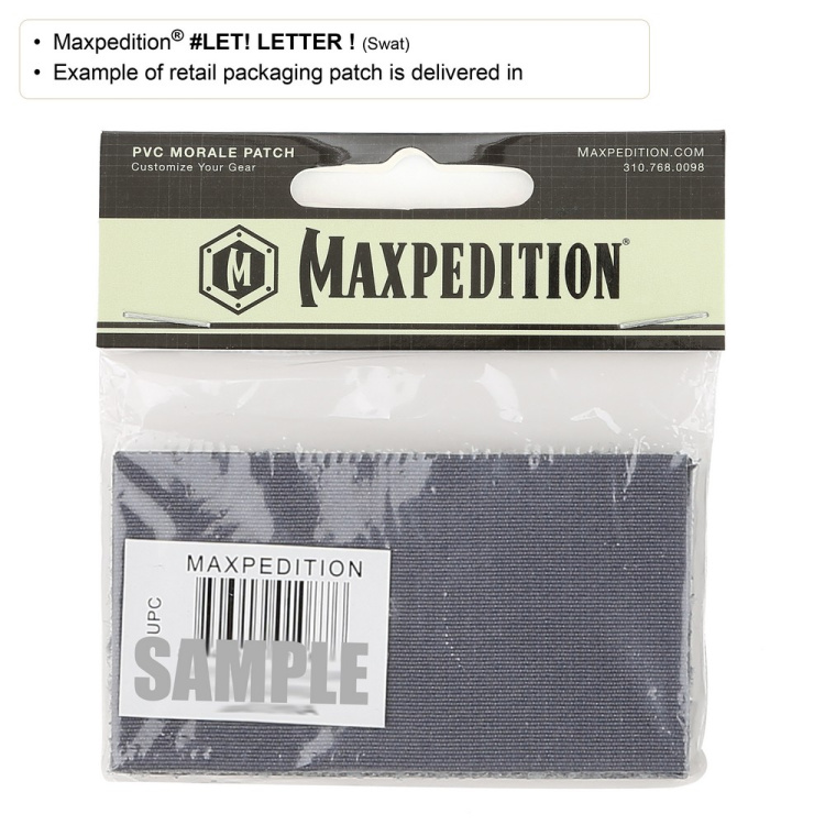 Écusson Letter !, Maxpedition