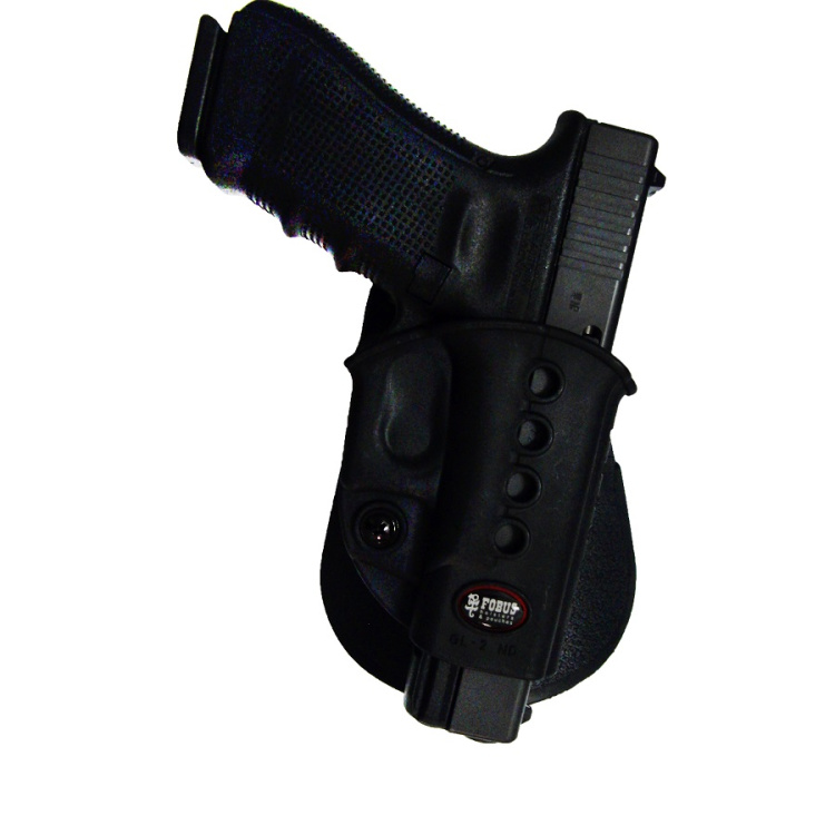 Holster pour pistolet Glock 17 et Glock 19, paddle rotatif, Fobus