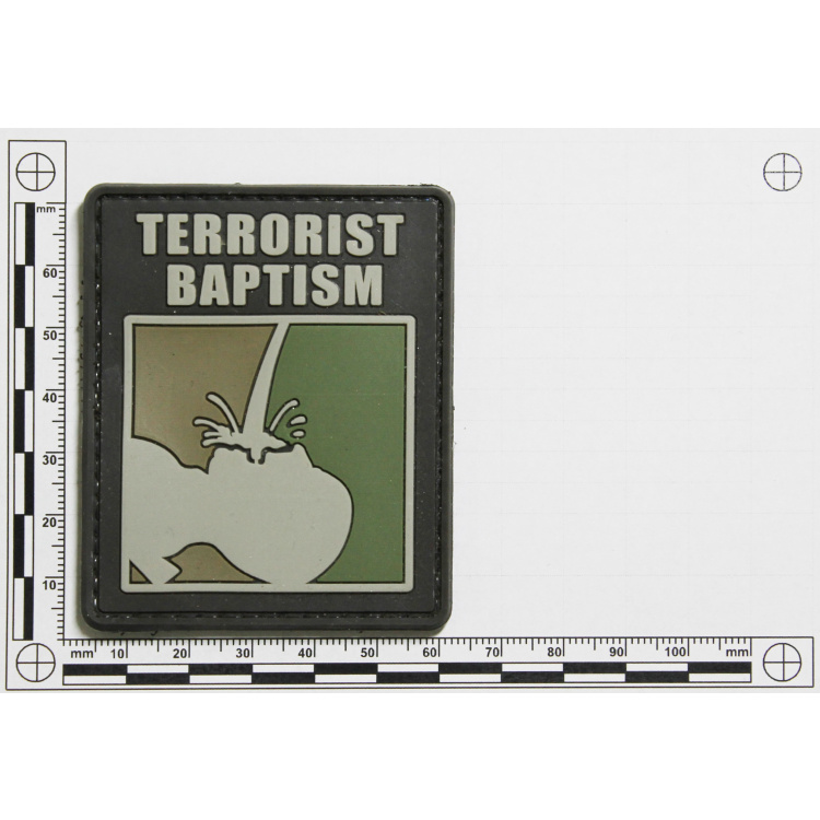 PVC patch Terrorist baptism