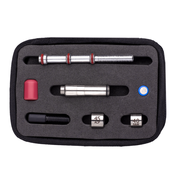 Ensemble Premium Plus Kit, SureStrike 9 mm avec adaptateurs (40 S&amp;W, 45 ACP), Laser Ammo