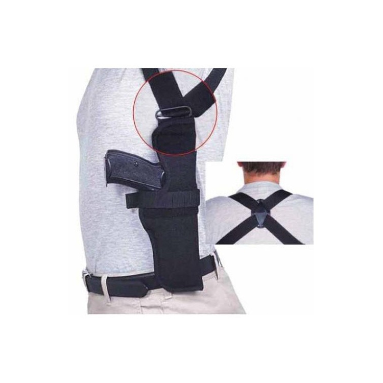 Étui d'armes, vertical, suspension en croix, Dasta, modèle 214/KZ