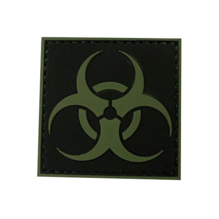Patch PVC Biohazard, vert