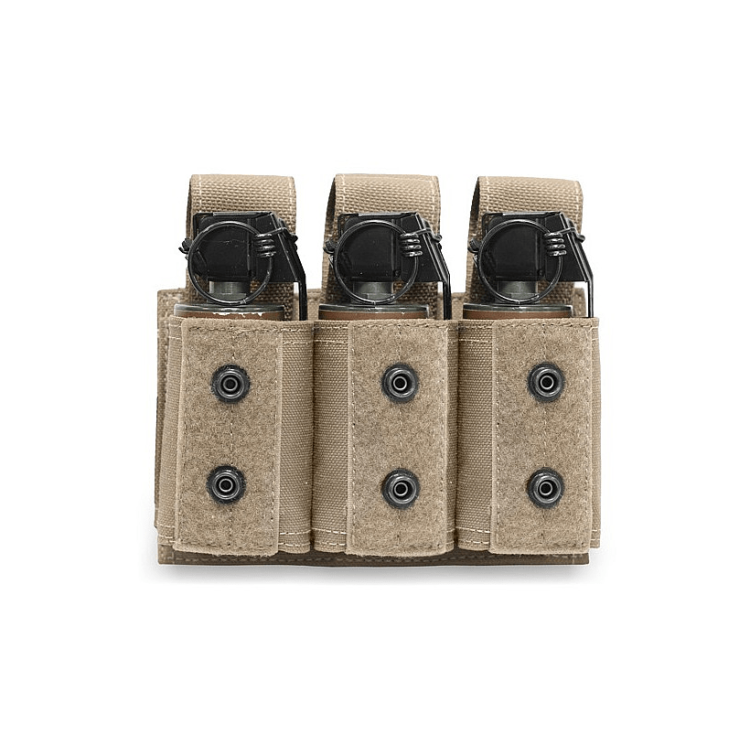 Pochette pour trois grenades 40 mm, velcro, Warrior