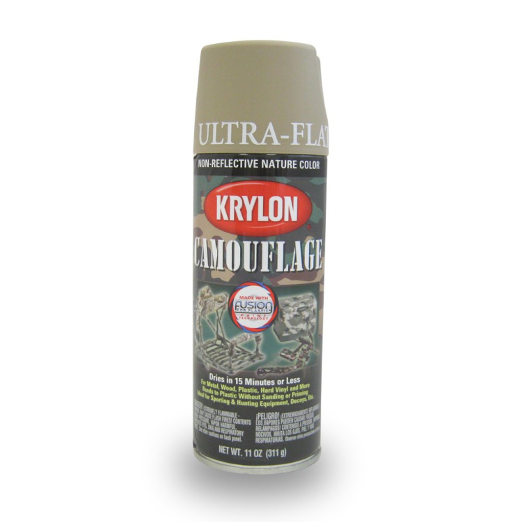 Peinture de masquage en aérosol Krylon, khaki