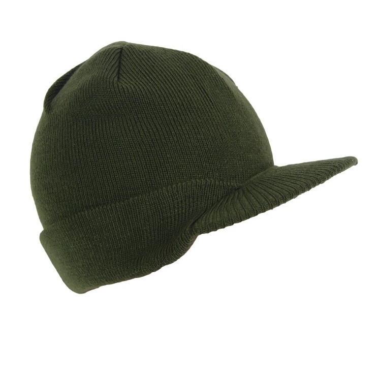 Le Bonnet en laine US Jeep Cap, Mil-Tec, vert olive