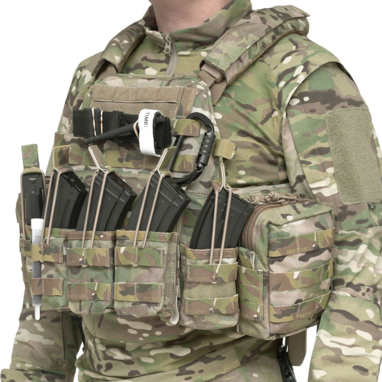 Porte-plaque DCS Elite Ops avec pochettes, Warrior