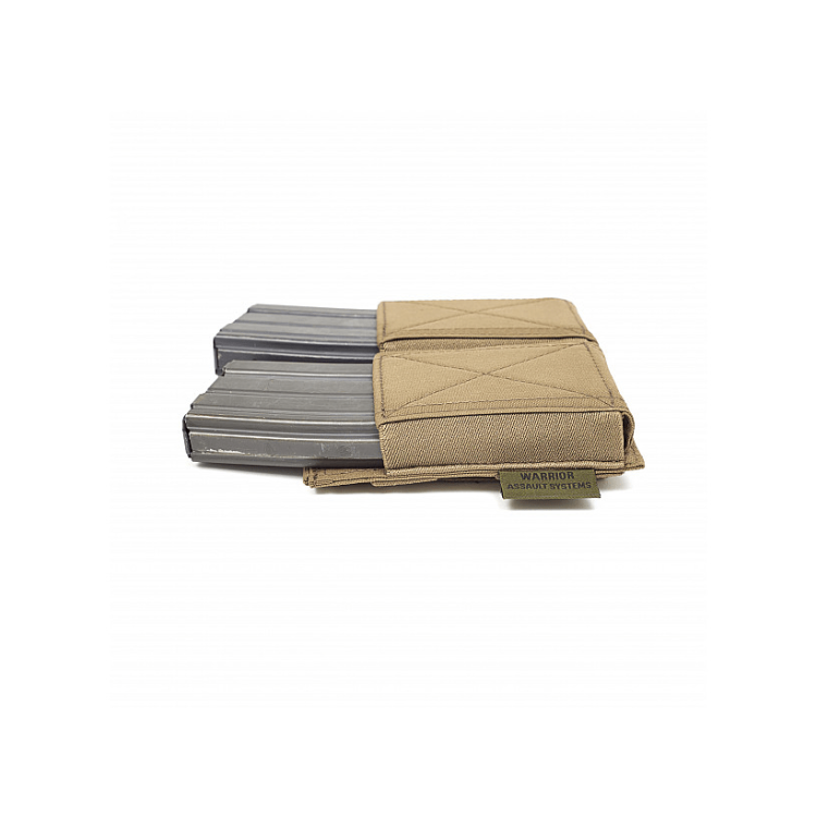Double étui flexible pour les chargeurs AR15 a AK/SA58, Warrior