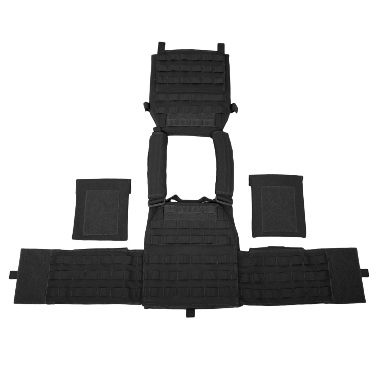Porte-plaque DCS Elite Ops sans pochettes, Warrior